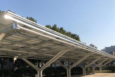 金华最大规模光伏车棚投用 清洁能源与绿色生态的双重奏